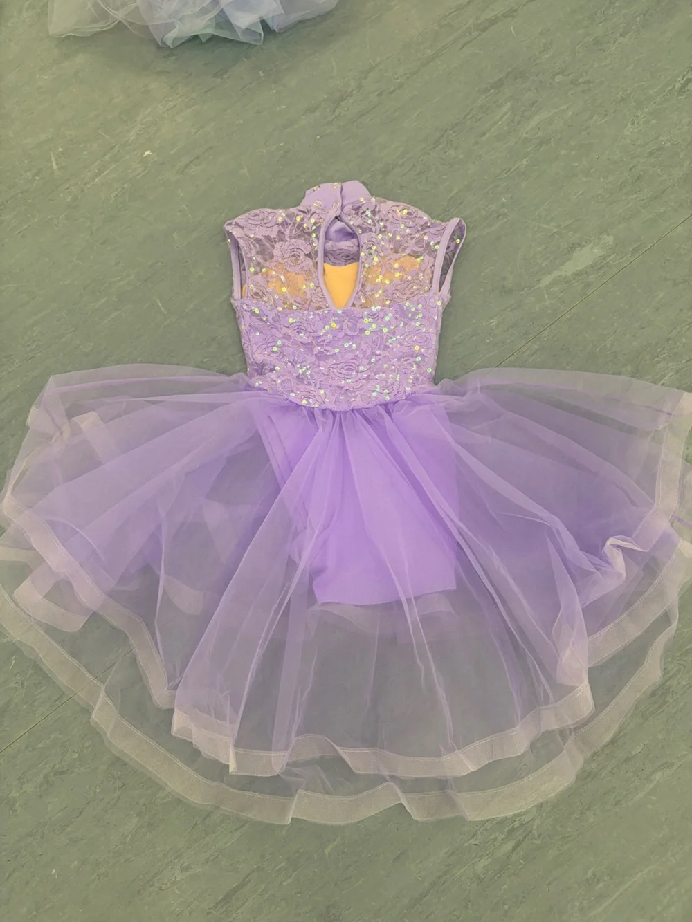 Weissman Lavender Sequin Tulle Dance Costume